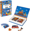 Janod Magnetibook 69 Pc Magnetic Racers Vehicle Game - Ages 3+ - J02715