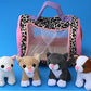 Plush Kitty Cat Carrier with 4 Meowing Kittens | Plush Animal Toy Baby Gift | Toddler Gift (Cat Carrier)-New