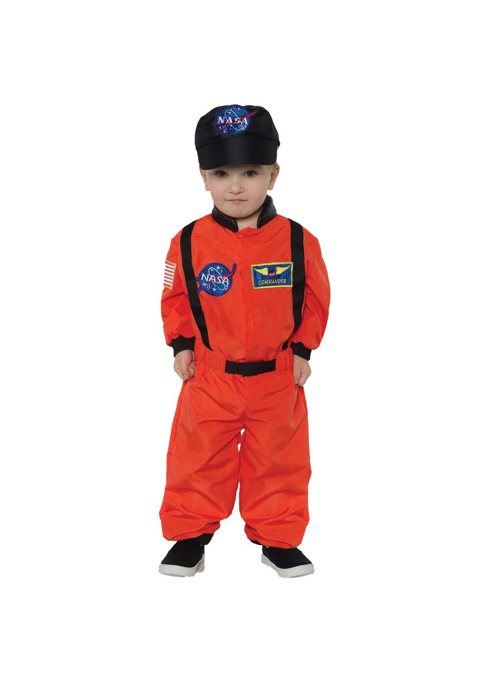 Morris Costumes Ur27571Ortl Astronaut Suit Toddler Costume  Orange - Size 2-4T