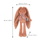 Kaloo Lapinoo My First Friend Corduroy Rabbit - Machine Washable - 10    Tall In Gift Box - Terracotta Ages 0+ - K969941