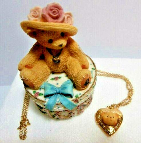 Cherished Teddies Mom Covered Box With Necklace 306614