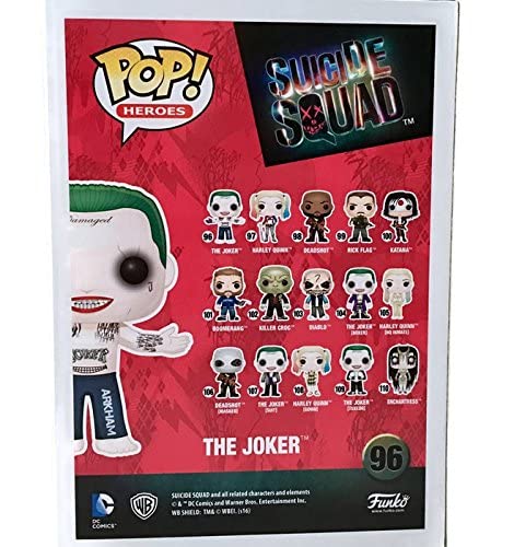 Funko Pop Movies: Suicide Squad Action Figure, The Joker Shirtless