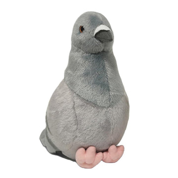 Jianeexsq Realistic Pigeon Stuffed Animal Plush Toy, Soft Dove Bird Stuffed Toys Doll Birthday Gift Decor