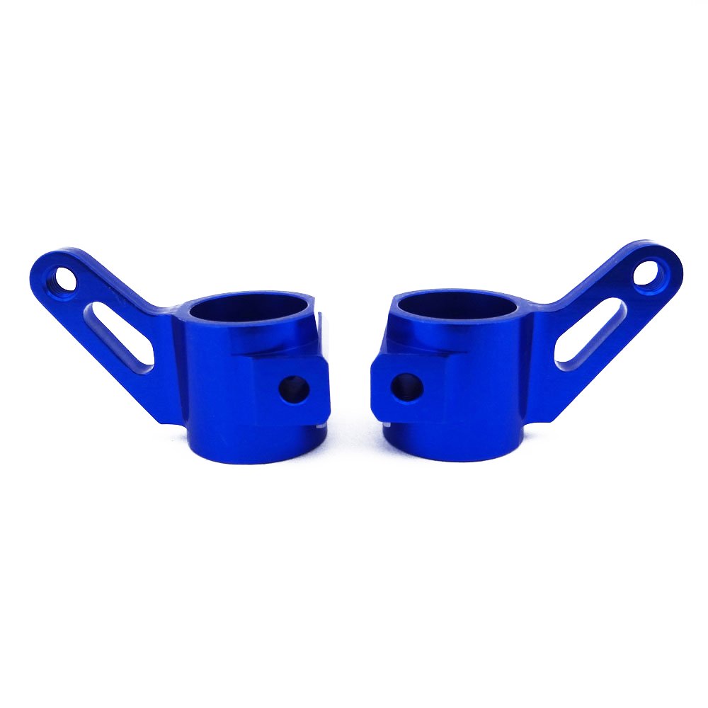 Atomik - Alloy Front Steering Block - Replacement Part for 1/10 Traxxas Models - Hardened Billet 6061 Aluminum - Lightweight & D