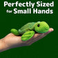 Prextex Plush Toys Turtle Stuffed Animal W/ 3 Baby Stuffed Turtle - Big Turtle With Zipper - 3 Little Baby Turtle Plush - Turtle