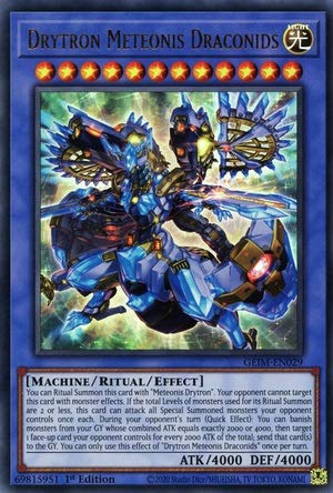 Drytron Meteonis Draconids - Geim-En029 - Ultra Rare - 1St Edition