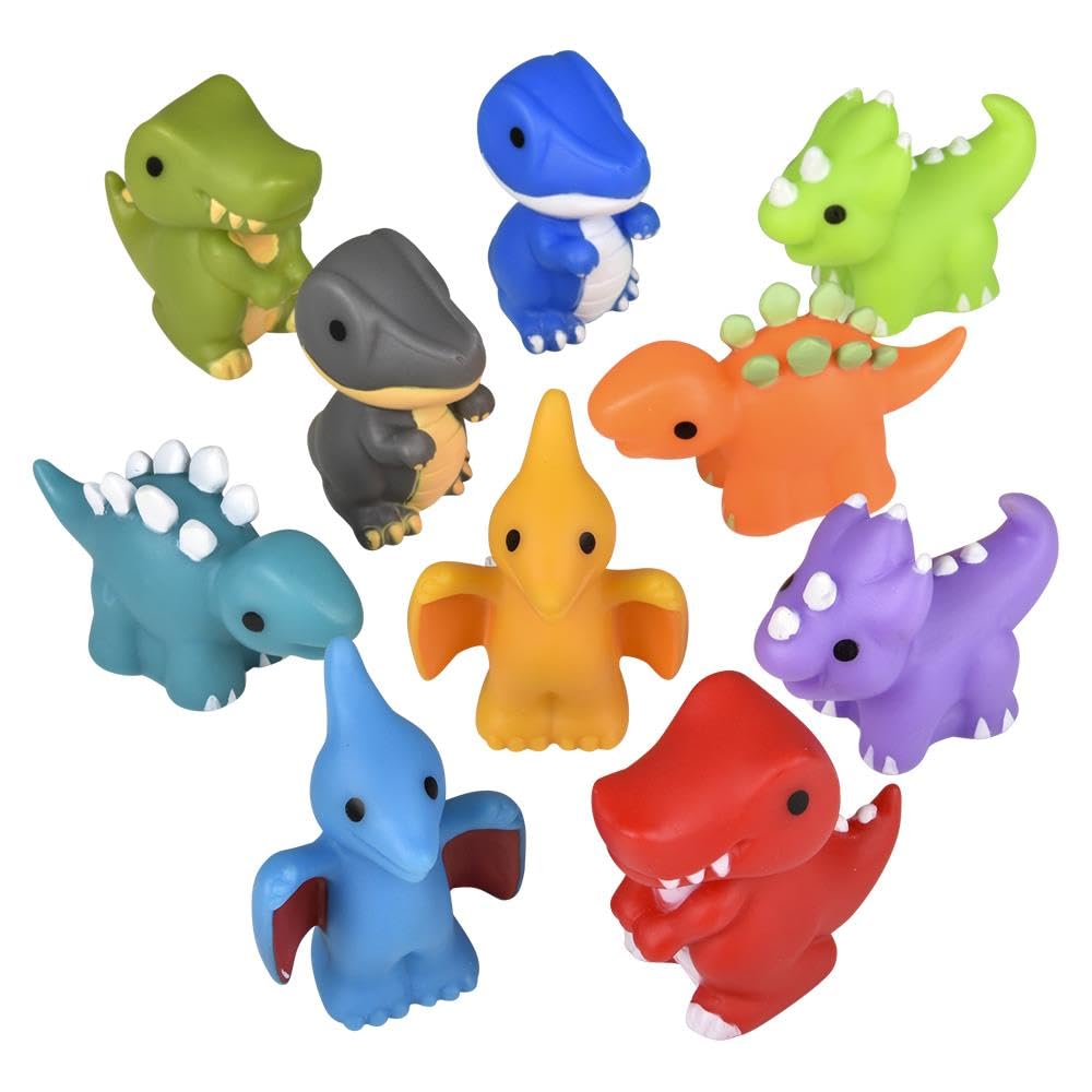 Rhode Island Novelty 2 Dinosaur Rubber Assortment 50 Pack