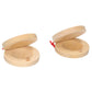 Excluzo Pair Of Castanets Wooden Castanet Finger Clappers Musical Instrument