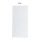 Building Bricks Block Base Plate - White 6 Pack Of 5”X10” Baseplates - Compatible Major Brands Building Block Toys