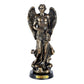 Pacific Giftware St. Gabriel Archangel Figurine - 8" Tall Resin Statue with Brass Name Plate, Multicolor, Model 11481