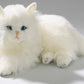 Carl Dick Plush Toy Cat - Persian White, 12 inches, Soft Acrylic Stuffed Animal, Model 3199