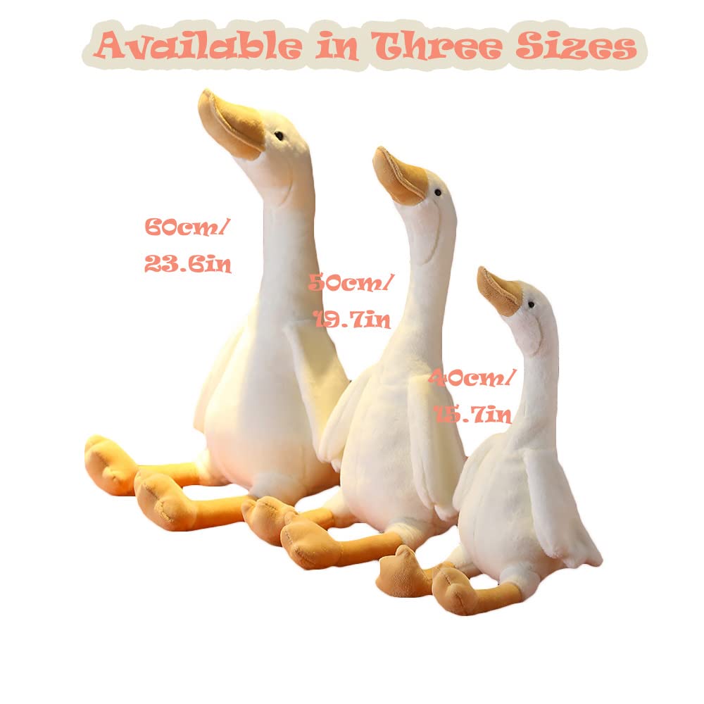 Chelei2019 23.6'' Goose Plush White Swan Stuffed Animal Toy Duck Plush Toy,Gifts For Kids