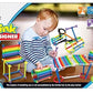 Rcmb Creations Link Designer Building Sticks Construction Toy Set, Multicolour, For Ages 3+, Develops Creativity And Imagination