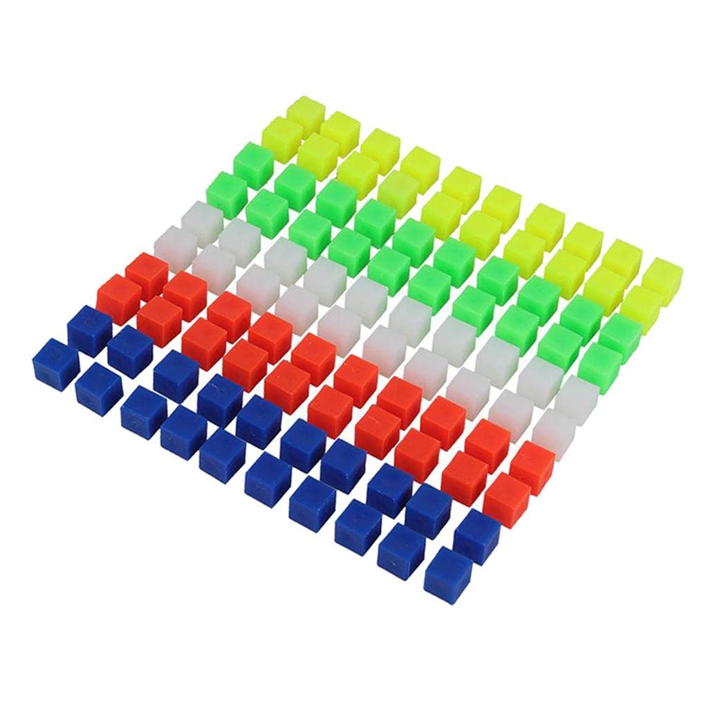 Set Of 100 Counting Centimeter Cubes Blocks Counting Building Toy Tool| Mathematics|Toys & Hobbies