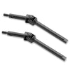 OGRC 2Pcs Steel Front Axle Drive Shaft CVD Set for Axial SCX24 C10/JLU/Bronco/Gladiator/Deadbolt Upgrades Parts (Regular)