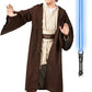 shyhand 5PCS Kids Costume Tunic Uniform Hooded Robe Pants with Belt Lightsaber Halloween Cosplay Outfit for Boys Girls