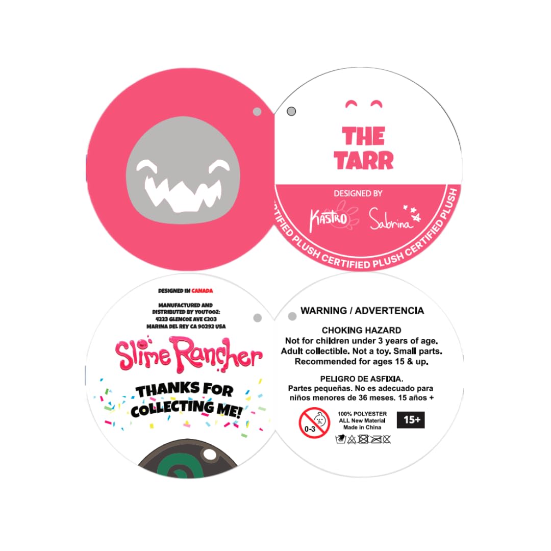 Youtooz The TARR Slime 6 inch Stickie, Official Stuffed TARR Slime Rancher Plush by Youtooz Slime Rancher Collection