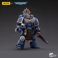 JOYTOY Warhammer 40 000 1/18 Action Figure Ultramarines Primaris Lieutenant Amulius Collection Model  4.2inch