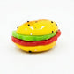 KIDAANA Slime Burger DIY Jelly Putty Container Cute Hamburger Squishy Fidget Toy Play Dough Set  Fast Food Sensory Stress Relie