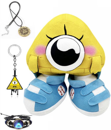 8Inch Baby Bill Cipher Plush Plushies Toy,Cute Lalalala Soft Gravity Falls Stuffed Animal Doll Pillows Gift Merch For Game Fans Boys Girls Kids (4Pc Baby Bill Set)