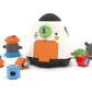Montessori Spaceship Toy For Toddlers  Fine Motor Skills, Sorting, Stacking & Building Blocks, Lacing Beads Playset  Ideal Gif