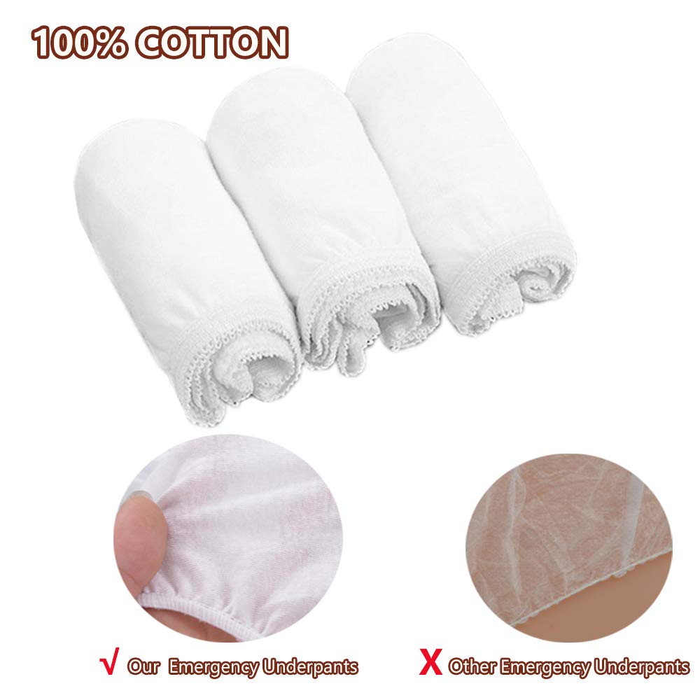 Cozymate 3 Pairs Emergency Underpants In A Can Instant Underwear Travel Out Emergency Underpants In Compact Tin Container White Elephant Gift Exchange Great Funny Gag Gifts For Men Women