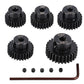 JIECHUN Metal Steel 48P Pinion Gear 24T 25T 26T 27T 28T 3.175mm Shaft Motor Gears Set with Hex Key for 1/10 RC Brushless Brush M