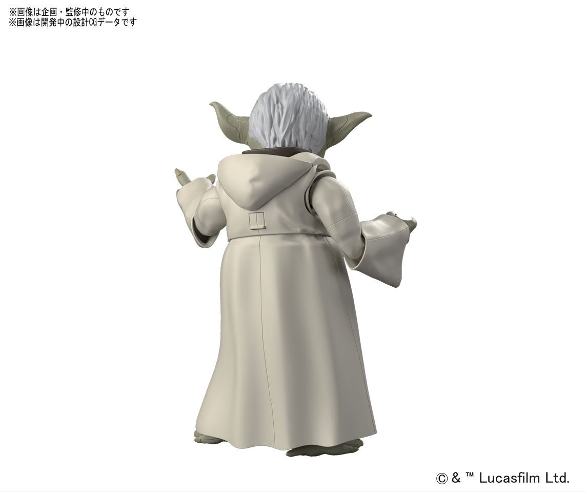 Bandai Hobby Star Wars Character Line Yoda Star Wars 1/6 & 1/12, White (BAN214473)