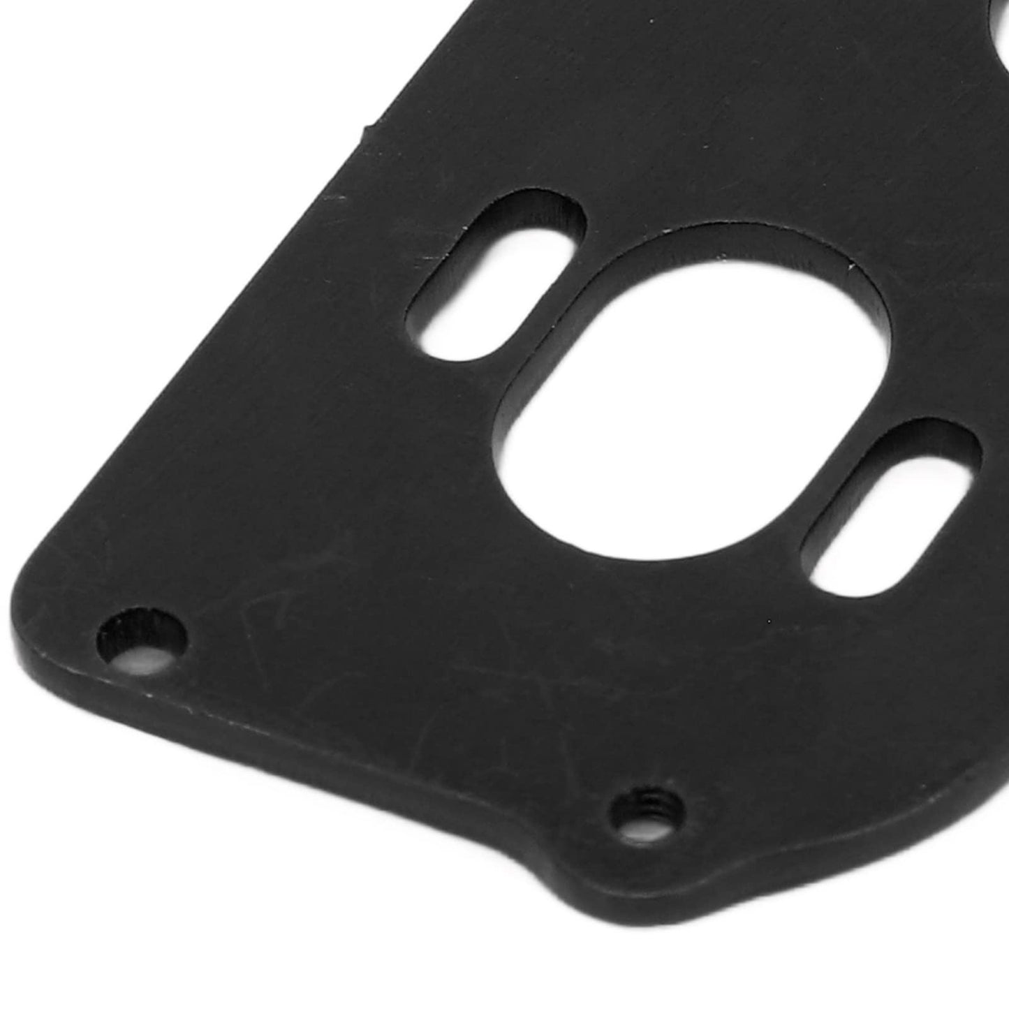 RC Motor Mount Heat Sink Plate, Aluminum, for Mini-T 2.0 2WD 1/18 RC Truck(Black)