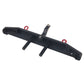 Vgoohobby RC Rear Bumper with Lights Shackles Trailer Hitch Compatible with Traxxas TRX-4 Axial SCX10 90046 90047 SCX10 II 1/10