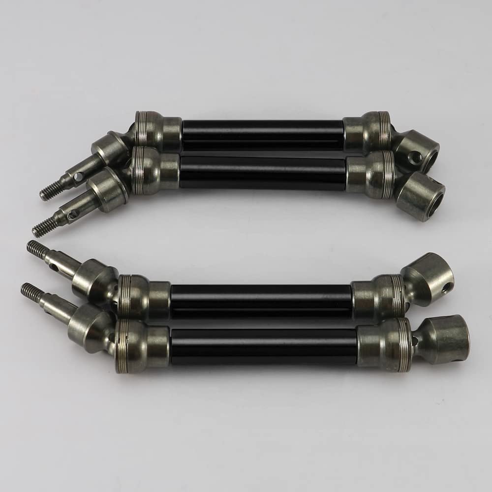 RCAWD 4X Slider Front/Rear Drive Shaft Set for 1/10 Arrma 1/10 Big Rock 4X4 V3 3S Blx Brushless Monster Truck RTR Upgrade Parts(