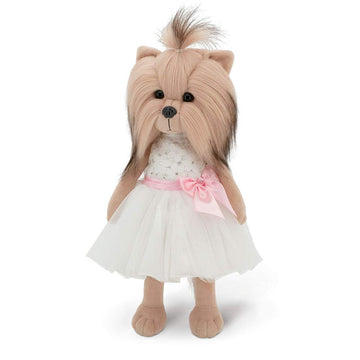 Wise Elk Lucky Yoyo: Elegance Puppy Stuffed Animal, Dress Up Stuffed Puppy For Kids From 3 Year, Stuffed Animal Dog For Any Dog