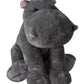 The Petting Zoo Hippo Plush Toy, 12 Inch Gray Stuffed Animal, Model 415444, Perfect Gift for Kids