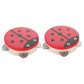 Excluzo 2Pcs Tambourine Educational Toys Children Toys Woody Toy Percussion Musical Instrument Drum Bell For Kindergarten Wooden