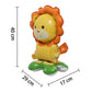Selfstand 3D Animal Fox Koala Lion Elephant Panda Cow Rabbit Dinosaur Triceratops Stegosaurus Baby Shower Ball Foil Balloons Bir