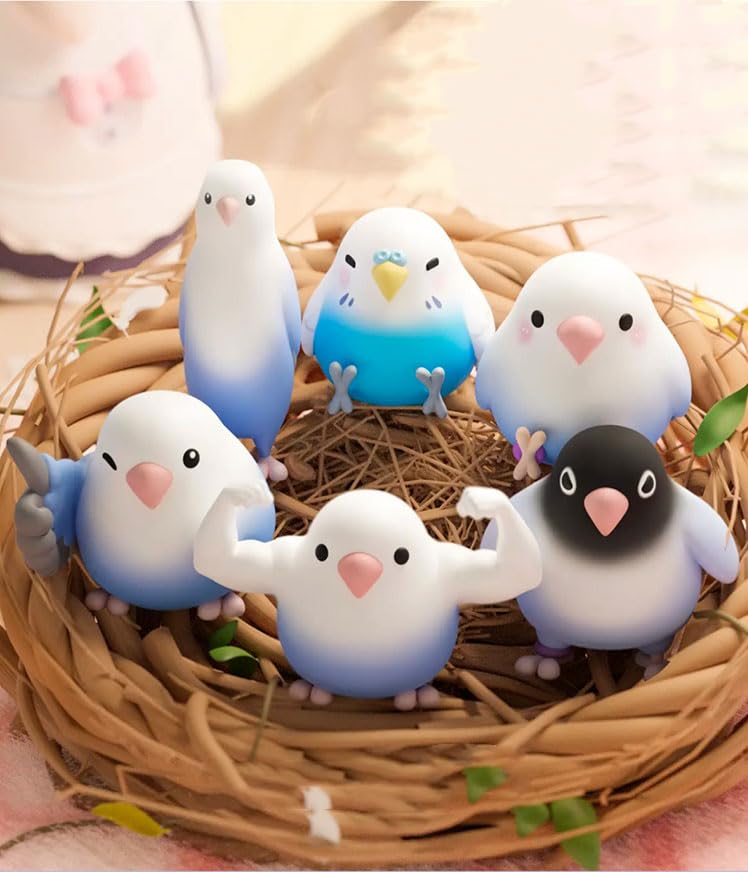 Maidimiao Love Bird Series3 Mini Bird Blind Box Figures 1Pc Cute Collectible Toys Kawaii Birthday Gifts