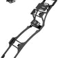 Rcmyou Rc Carbon Fiber Frame Chassis W/Gearboxes Upgrades Part For 1/10 Axial Scx10 Scx10 Ii 90046 90047 Rc Crawler Car,Black