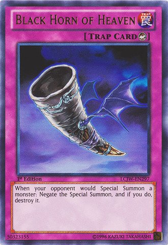 Yu-Gi-Oh! - Black Horn Of Heaven (Lcjw-En297) - Legendary Collection 4: Joey 'S World - 1St Edition - Ultra Rare