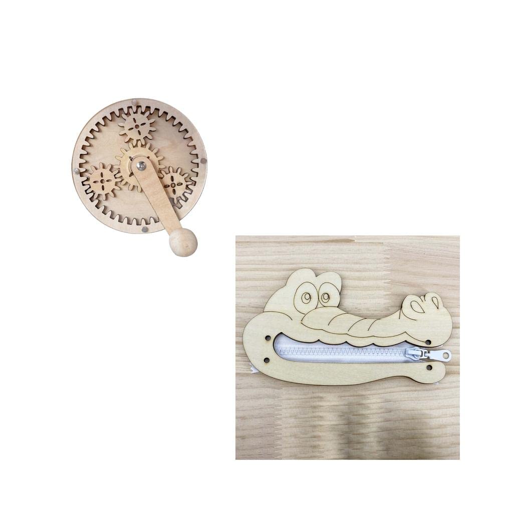Merishopp2X Busy Board Diy Material Unpainted Fine Motor Skill For Boys And Girls Kid|Toys & Hobbies|Preschool Toys & Pretend Pl