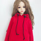 XiDonDon 30CM / 45CM / 60CM Doll Clothes 1/3 1/4 1/6 BJD Doll Accessories BJD SD DIY Fashion Hoodie Toys Dolls Clothing (1/4,Red
