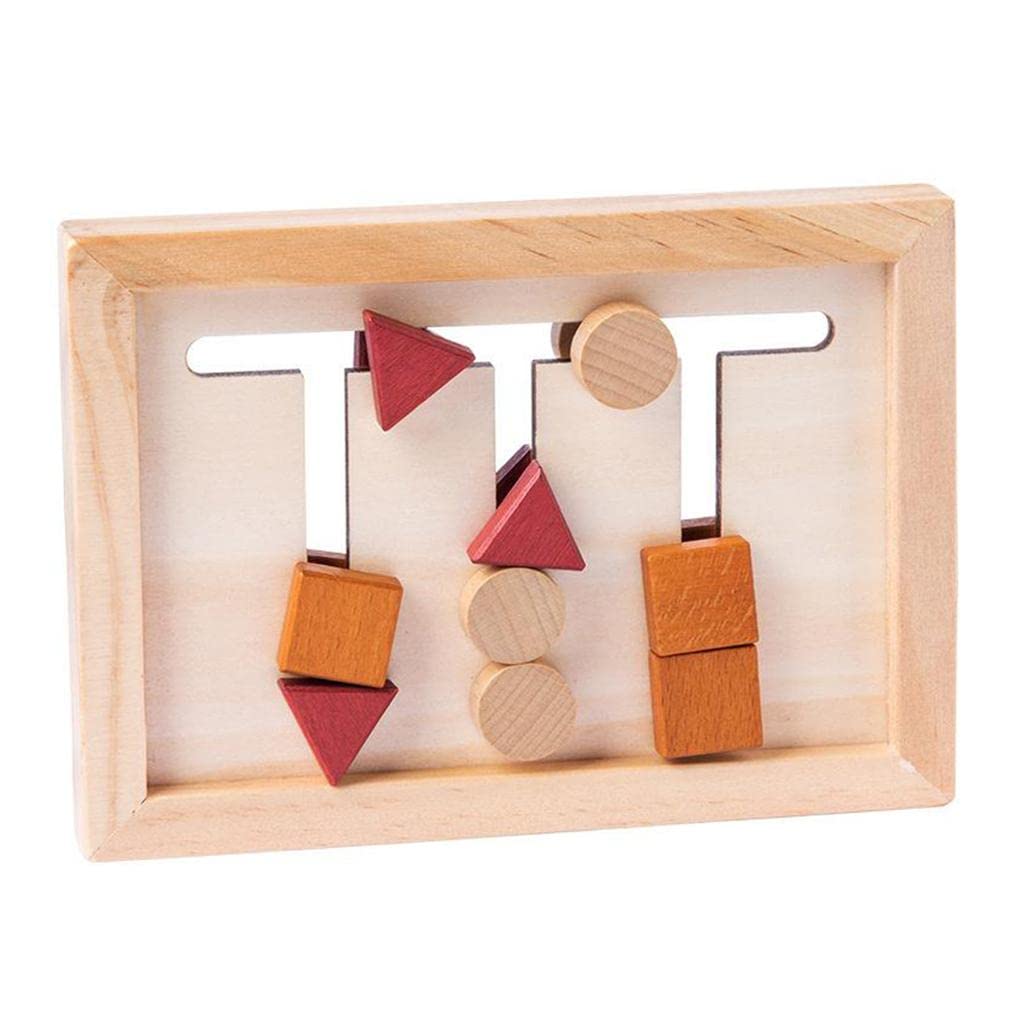 MeadawgsMontessori Learning Toy Shape Matching Brain Teasers Logic Game Toys|Baby|Toys For Baby|Developmental Baby Toys