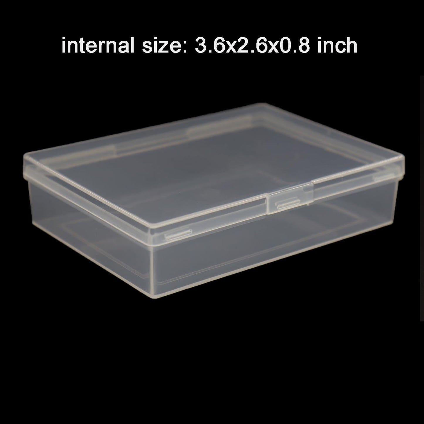 Cwdew Clear Plastic Playing Card Deck Cases - 6pcs Organizer, Snap Closed, Fits 3.5x2.5 inch Cards, Model SD-020