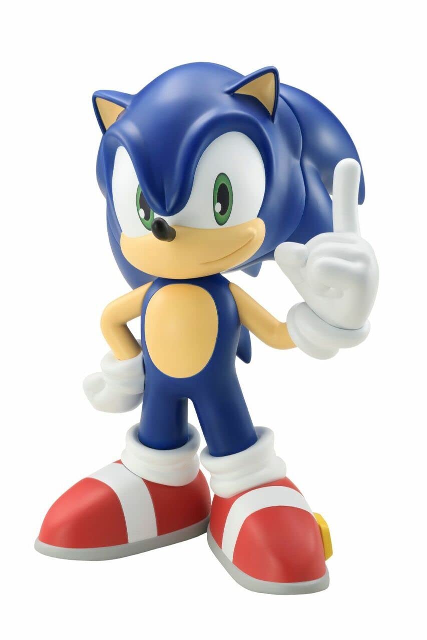 Good Smile Company Sonic The Hedgehog Vinyl Figure, Multicolor, Model BF24324, Polyvinyl Chloride Material