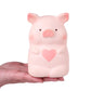 Anboor 5'' Squishies Toy Love Heart Pig Kawaii Soft Squishies Animals Toy Slow Rised Squeeze Piggy Squish Stress Relief For Kid 