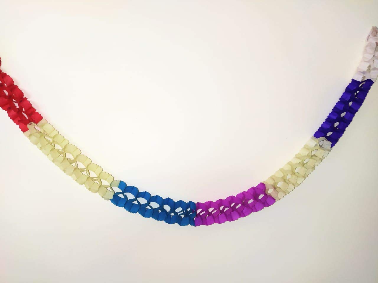 Biche Multicolour Swirls For Decorations/Birthday Parties (Set Of 5) 140Cm Length