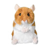 Douglas Brushy Hamster Plush Stuffed Animal - 5" Tall, Orange/White/Pink, Soft Plush Material, Model 1511