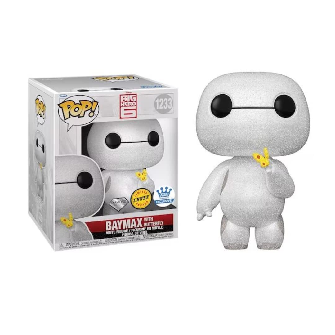 Funko POP! Big Hero 6 - Baymax with Butterfly 6  Diamond Collection Chase Super Sized limited availability