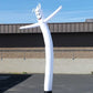 White 20Ft Tall Inflatable Tube Man Air Powered Dancing Guy For Outdoors (Puppet Attachment Only) | Feather Flag Nation