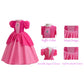 Ruichangxin Princess Peach Cosplay Costume Dress Girls Princess Peach Dress With Crown Gloves And Earrings Party Dress Up
