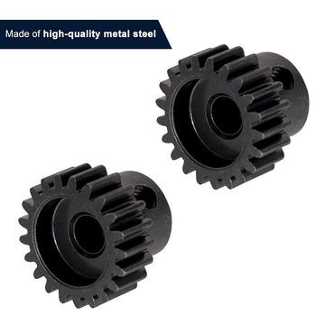 WEISHUJI Pinion Gear Set, Pinion Motor Gear, 32P Pinion Gear Set, 32 Pitch Pinion Gear Set 5mm Shaft Hole 18T 19T 20T 21T Pinion